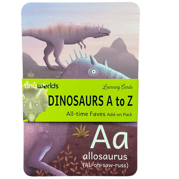 Dinosaurs A to Z cards: All-time Faves Add-on Pack