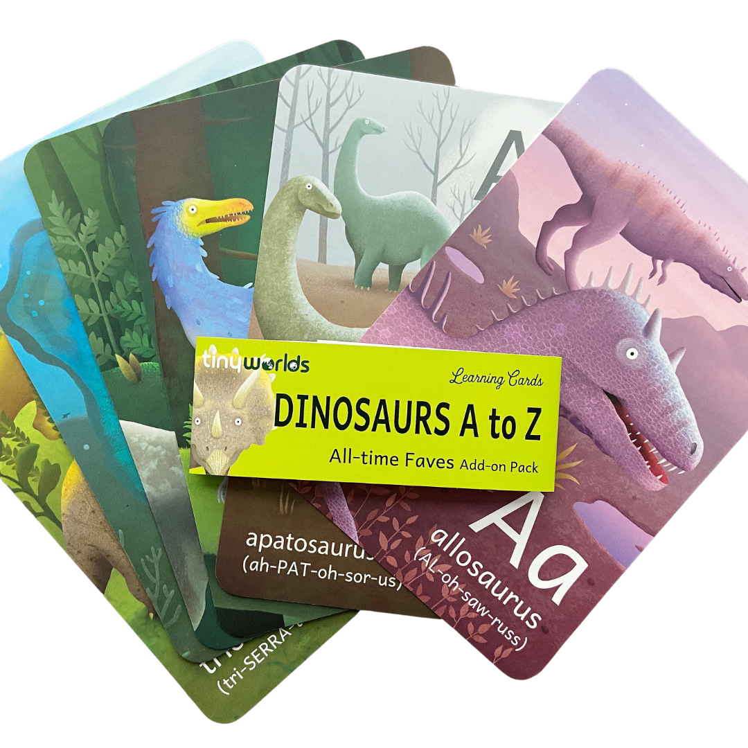 Dinosaurs A to Z cards: All-time Faves Add-on Pack