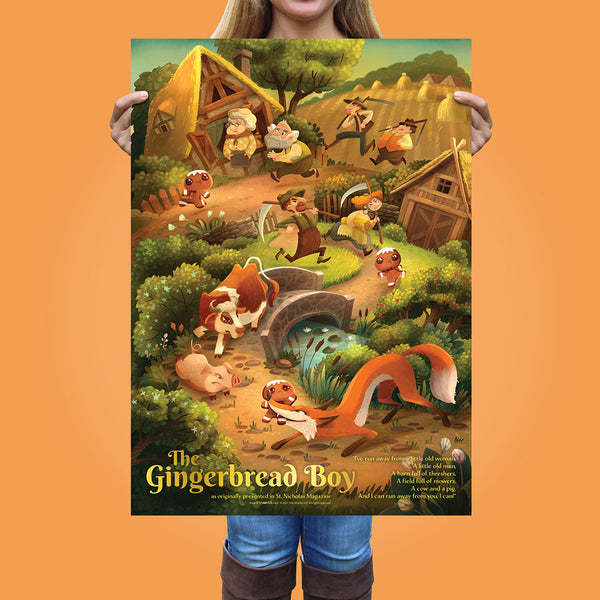 The Gingerbread Boy Story Poster