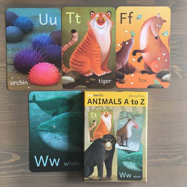 The Wildlife Bundle - Dinosaurs A to Z cards & Animals A to Z cards