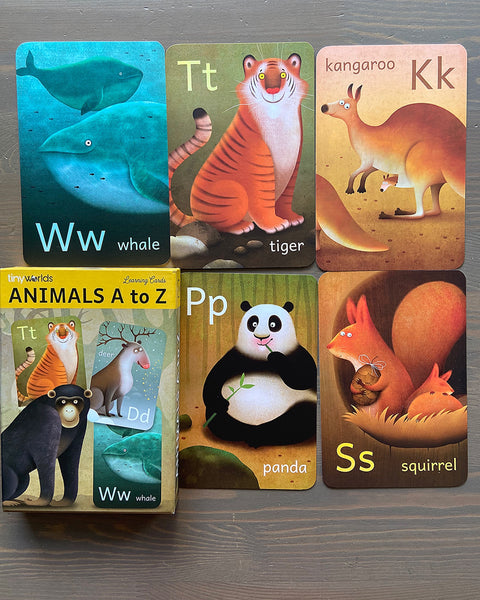 The Wildlife Bundle - Dinosaurs A to Z cards & Animals A to Z cards