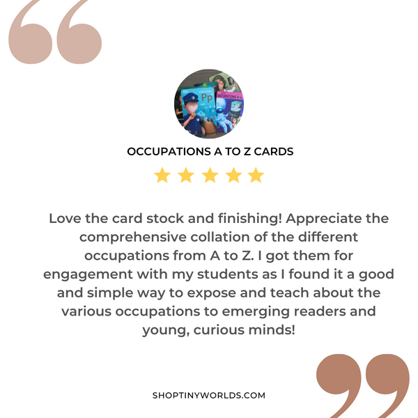 Occupations A to Z Cards