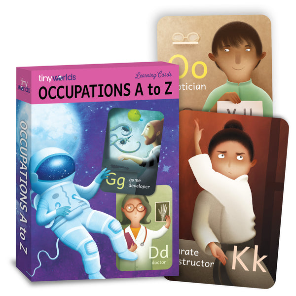 Bundle - Animals A to Z Cards & Occupations A to Z cards