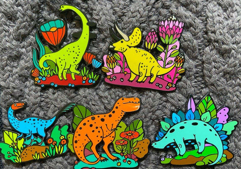 Dino Pins Series I Set